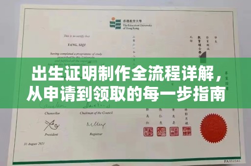 荣县出生证明制作全流程详解，从申请到领取的每一步指南