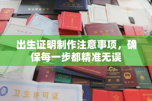 荣县出生证明制作注意事项，确保每一步都精准无误