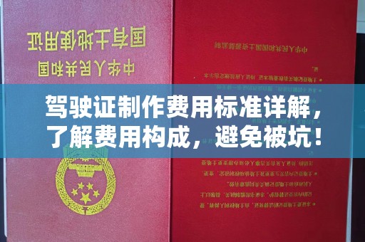 荣县驾驶证制作费用标准详解，了解费用构成，避免被坑！