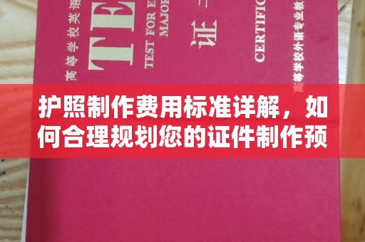 荣县护照制作费用标准详解，如何合理规划您的证件制作预算